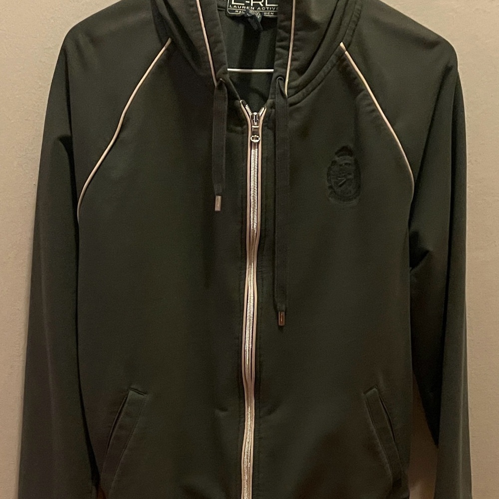 Womens Lauren Active Ralph Lauren full zip grey jacket XL - Picture 1 of 13
